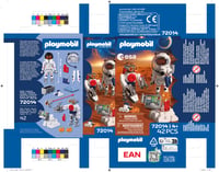 PLAYMOBIL Space ESA astronaut s robotom a marsovským vozidlom (72014) – od 4 rokov 9