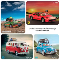 PLAYMOBIL Vespa 80. jubilejná edícia v striebornom retro dizajne s figúrkou, prilbou a hárkom nálepiek pre deti od 4 rokov 72282 5