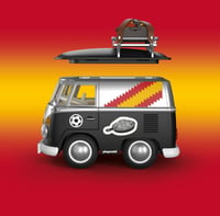 PLAYMOBIL Volkswagen T1 Camper ESP edícia Retro obytné auto so športovou výbavou, strešným nosičom a sadou nálepiek – 72314 (od 4 rokov) 4