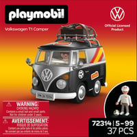 PLAYMOBIL Volkswagen T1 Camper ESP edícia Retro obytné auto so športovou výbavou, strešným nosičom a sadou nálepiek – 72314 (od 4 rokov) 6