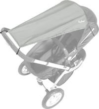 Slnečník na kočík s UV ochranou Playshoes – prírodný, 75 x 55 cm 3