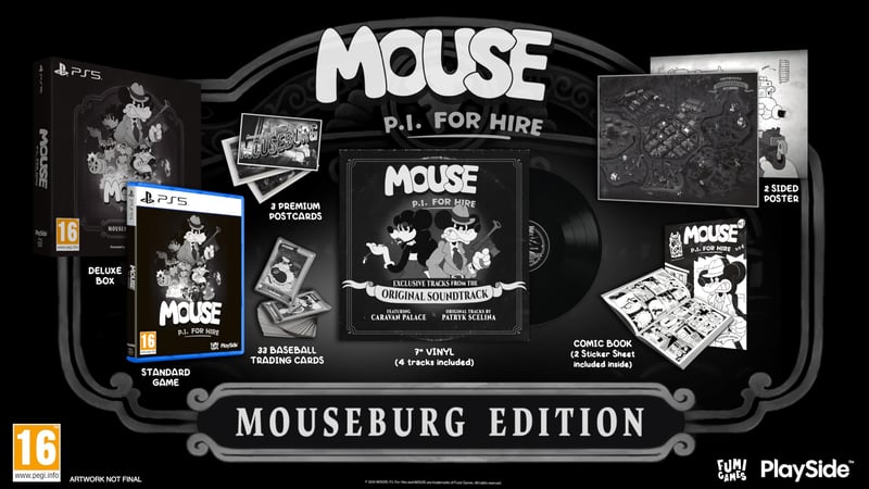 PlaySide MOUSE: P.I. For Hire Mouseburg Edition – Hra pre PS5