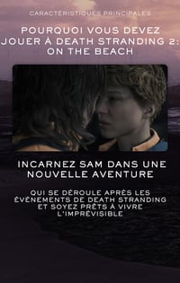 Joc de acțiune-aventură PlayStation Death Stranding 2: On the Beach pentru PS5 - disc fizic, limbă franceză, 1 jucător, PEGI 18, optimizat pentru PS5 Pro 3
