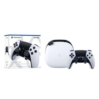 Bezdrôtový ovládač PlayStation DualSense Edge kompatibilný s PS5 a PC, čierno-biely, s vymeniteľnými joystickmi, zadnými tlačidlami a nastaviteľnými spúšťami 1