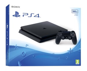Consolă de jocuri Sony PlayStation 4 Slim - negru, 500 GB, F-Chassis
