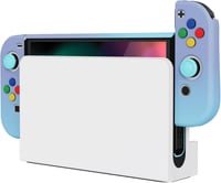 PlayVital AlterGrips Nintendo Switch OLED tok, ergonomikus Joy Con tartó, dokkolható védőtok 6