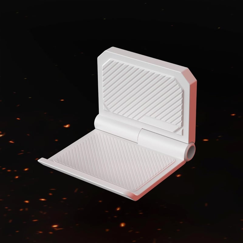 PlayVital FOLD fali tartó PS5/PS4/Xbox Series X/S/Switch Pro kontrollerhez és fejhallgatóhoz, fehér, 2 darab