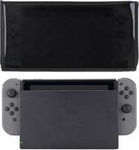 PlayVital Nintendo Switch & OLED dokk védőhuzat, vízálló porálló tok, fekete 5