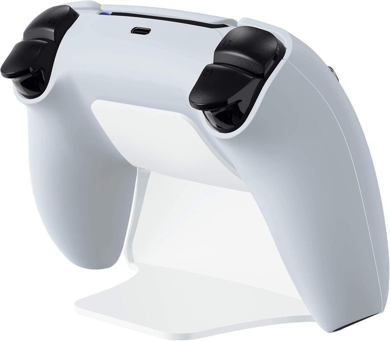PlayVital PS5 Kontroller Tartó Fehér - Gumipárnás Gamepad Állvány