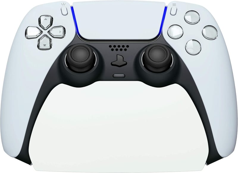 PlayVital PS5 Kontroller Tartó Fehér - Gumipárnás Gamepad Állvány