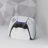 PlayVital PS5 Kontroller Tartó Fehér - Gumipárnás Gamepad Állvány 5