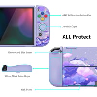 PlayVital ZealProtect Nintendo Switch OLED puha védőtok Joy Con kapákkal és gombvédőkkel 5