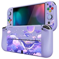 PlayVital ZealProtect Nintendo Switch OLED puha védőtok Joy Con kapákkal és gombvédőkkel 6