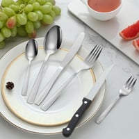 Pleafind 36 részes rozsdamentes evőeszköz készlet 6 személyre, steak késsel 6
