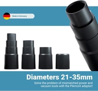 Plemont univerzális porszívó adapter csökkentő - köszörű, fűrész, körfűrész 4
