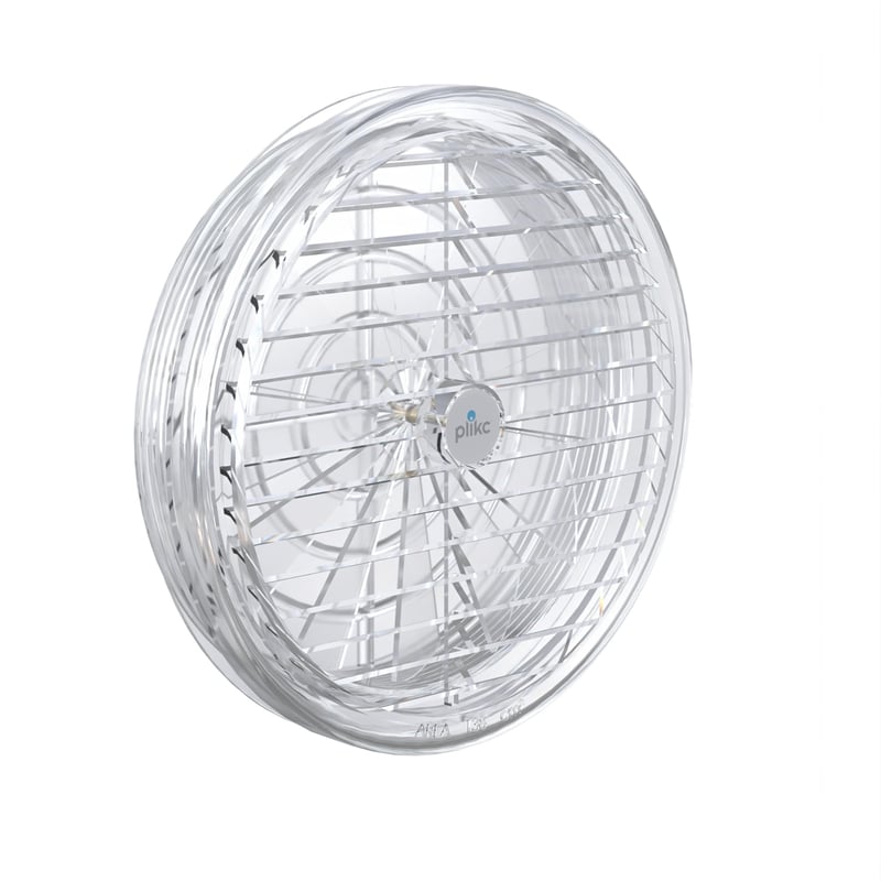 Okenný vetrák plikc s termickým efektom – priemer 160 mm, bezsieťový ventilátor