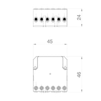 Plikc Elektromechanikus Impulzus Relé 24V Kapcsoló 4