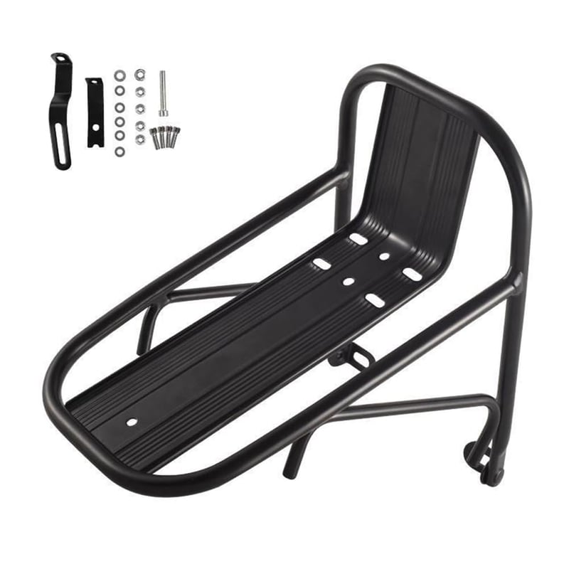 Suport portbagaj față pentru bicicletă Plmvhpb, suport pentru coș, furcă față pentru bicicletă mountain bike, aliaj de aluminiu, accesorii pentru bicicletă