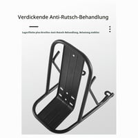 Suport portbagaj față pentru bicicletă Plmvhpb, suport pentru coș, furcă față pentru bicicletă mountain bike, aliaj de aluminiu, accesorii pentru bicicletă 6