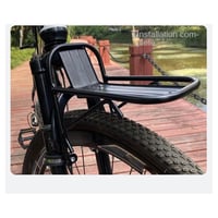 Suport portbagaj față pentru bicicletă Plmvhpb, suport pentru coș, furcă față pentru bicicletă mountain bike, aliaj de aluminiu, accesorii pentru bicicletă 2