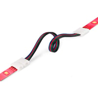 Súprava konektorov pre LED pásy Plozoe - 10mm RGB 5050 LED pás - Rohové konektory, predlžovacie káble, upevňovacie klipy - Interiérové svetlo meniace farbu 2