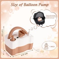 PlusFive 3 az 1-ben elektromos léggömb pumpa 550W - gyors felfújás 2