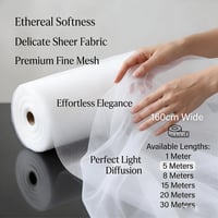 Pmnzdy Bijeli til materijal 160x500 cm organza dekorativna tkanina prozirni stolni trkač traka za stolice tilna traka mrežasta dekoracija za vjenčanja i zabave 6