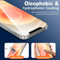 Pnakqil iPhone 12 edzett üveg képernyővédő 9H keménységgel, 4 darabos csomag 6