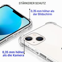 Pnakqil priehľadný silikónový kryt na iPhone 13 / iPhone 14 s popruhom a šnúrkou na krk, čierne puzdro s retiazkou, ochranný kryt odolný voči pádom 4