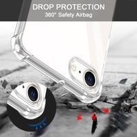 Husă din silicon transparent Pnakqil pentru iPhone 8 / SE 2020 / SE 2022 / iPhone 7, cu șnur pentru gât și cordon reglabil, culoare cireșiu, 4,7 inchi, kaki 3