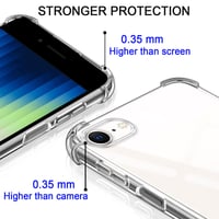 Husă din silicon transparent Pnakqil pentru iPhone 8 / SE 2020 / SE 2022 / iPhone 7, cu șnur pentru gât și cordon reglabil, culoare cireșiu, 4,7 inchi, kaki 2