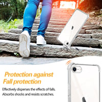 Husă din silicon transparent Pnakqil pentru iPhone 8 / SE 2020 / SE 2022 / iPhone 7, cu șnur pentru gât și cordon reglabil, culoare cireșiu, 4,7 inchi, kaki 4