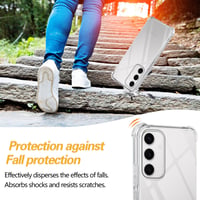 Husă din silicon transparent Pnakqil pentru Samsung Galaxy S24+ cu șnur - violet 4