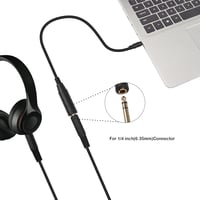 PNGKNYOCN 3,5 mm - 6,35 mm Sztereó Átalakító Kábel, 30 cm Aranyozott TRS Csatlakozókkal Erősítőhöz, Gitárhoz, Mobiltelefonhoz, Laptophoz 3