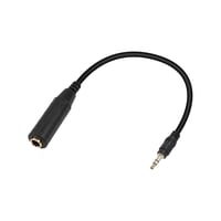 PNGKNYOCN 3,5 mm - 6,35 mm Sztereó Átalakító Kábel, 30 cm Aranyozott TRS Csatlakozókkal Erősítőhöz, Gitárhoz, Mobiltelefonhoz, Laptophoz 1