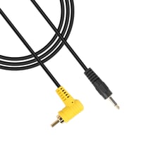 PNGKNYOCN 3,5mm Mono - RCA Kábel, 90 Fokos Csatlakozóval, 1,8m Hosszú Audió Átalakító Hangfalhoz, Mélynyomóhoz, Erősítőhöz, TV-hez 1
