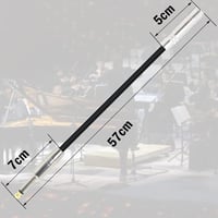 PNGKNYOCN 6.35mm Mono Jack Hosszabbító Kábel Erősítőkhöz, Hangszerekhez és Mikrofonokhoz - 55cm Fekete Árnyékolt Audió Kábel 3