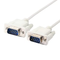 PNGKNYOCN DB9 - VGA Átalakító Kábel 1,5m - RS232 Csatlakozó Számítógéphez, Nyomtatóhoz, Monitorhoz - Fehér, Gubancolódásmentes 1