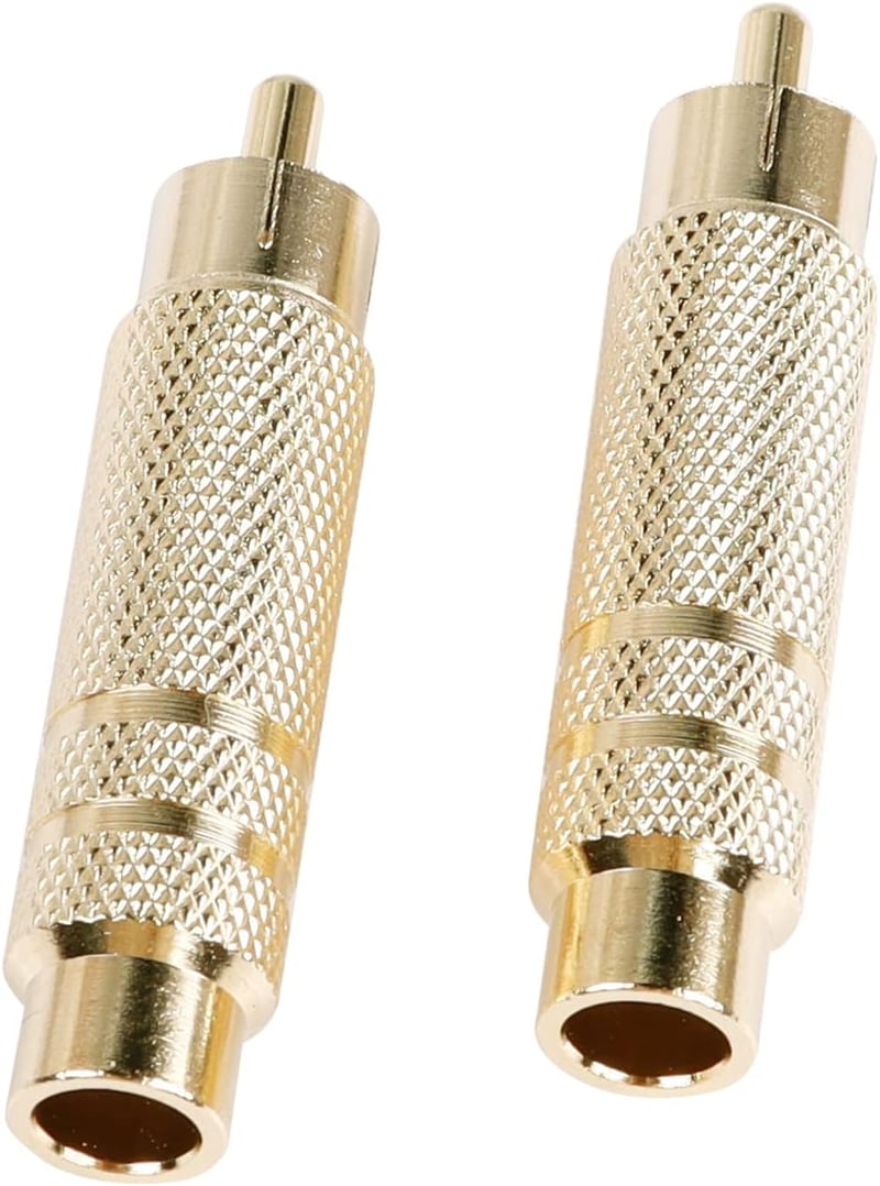 PNGKNYOCN RCA - 6,35mm Jack adapter aranyozott 2db audio konverter