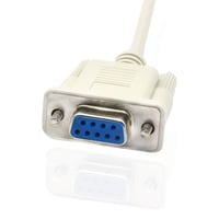 PNGKNYOCN RS232 Soros Null Modem Kábel, DB9 Anya-Anya Csatlakozó, 1,4m Hosszú, Számítógéphez, Nyomtatóhoz, CNC Gépekhez, Gubancolódásmentes 3