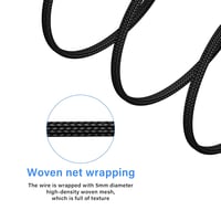 PNGKNYOCN USB-4Pin Ventilátor Adapter Kábel, Fonott PC Hűtőventilátor Tápkábel, 12V USB-PWM Átalakító, 0,5m, Laptop Kompatibilis 4
