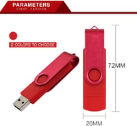 PNTSong fém forgó USB 2.0 pendrive - 512 GB 3