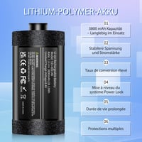 Acumulator de schimb POAQCIF pentru boxele Logitech UE MegaBoom și MegaBoom 3, compatibil cu: 533-000116, S-00147, S-00171, 533-000146, 533-000138, 984-001362 5