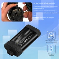 Acumulator de schimb POAQCIF pentru boxele Logitech UE MegaBoom și MegaBoom 3, compatibil cu: 533-000116, S-00147, S-00171, 533-000146, 533-000138, 984-001362 4