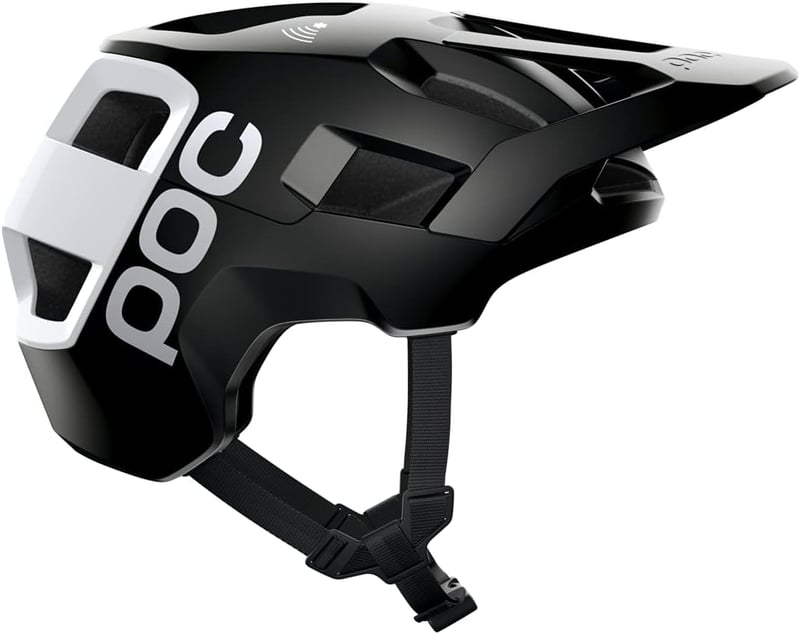 POC Kortal Race MIPS könnyű enduro trail kerékpáros sisak Recco NFC - XL-XXL (59-62cm), Uranium Black Matt/Hydrogen White, Mountain