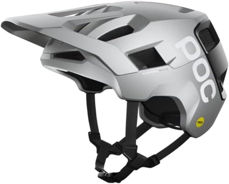 POC Kortal Race MIPS könnyű enduro trail kerékpáros sisak Recco NFC - XL-XXL (59-62cm), Uranium Black Matt/Hydrogen White, Mountain
