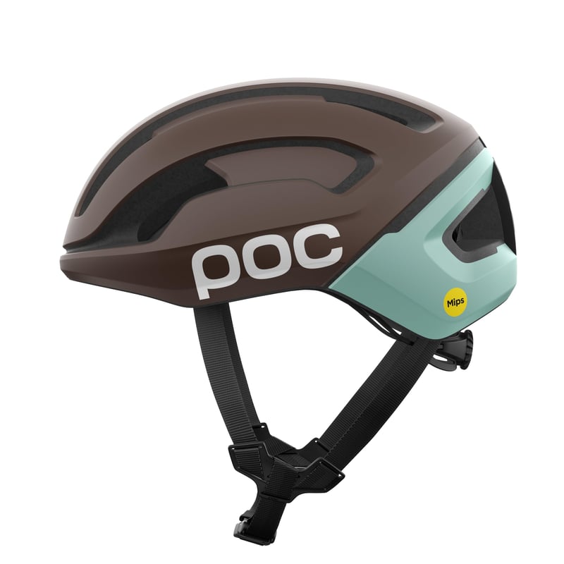 Cască de ciclism POC Omne Air MIPS - Medium (54-59 cm), Bronzite Brown Matt/Lazurite Blue - MIPS Air Node, ventilație optimizată, sistem de ajustare 360°, suport pentru ochelari