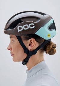 Cască de ciclism POC Omne Air MIPS - Medium (54-59 cm), Bronzite Brown Matt/Lazurite Blue - MIPS Air Node, ventilație optimizată, sistem de ajustare 360°, suport pentru ochelari 7