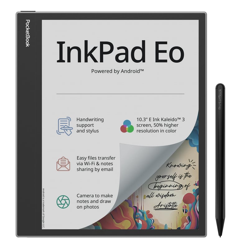 Čítačka elektronických kníh PocketBook InkPad Eo 10,3" 64 GB Misty Grey s veľkou obrazovkou