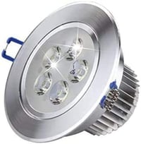 POCKETMAN 4W LED zapustené stropné svietidlo typu downlight, studená biela, s LED napájačom na 220V, balenie 10 kusov 2